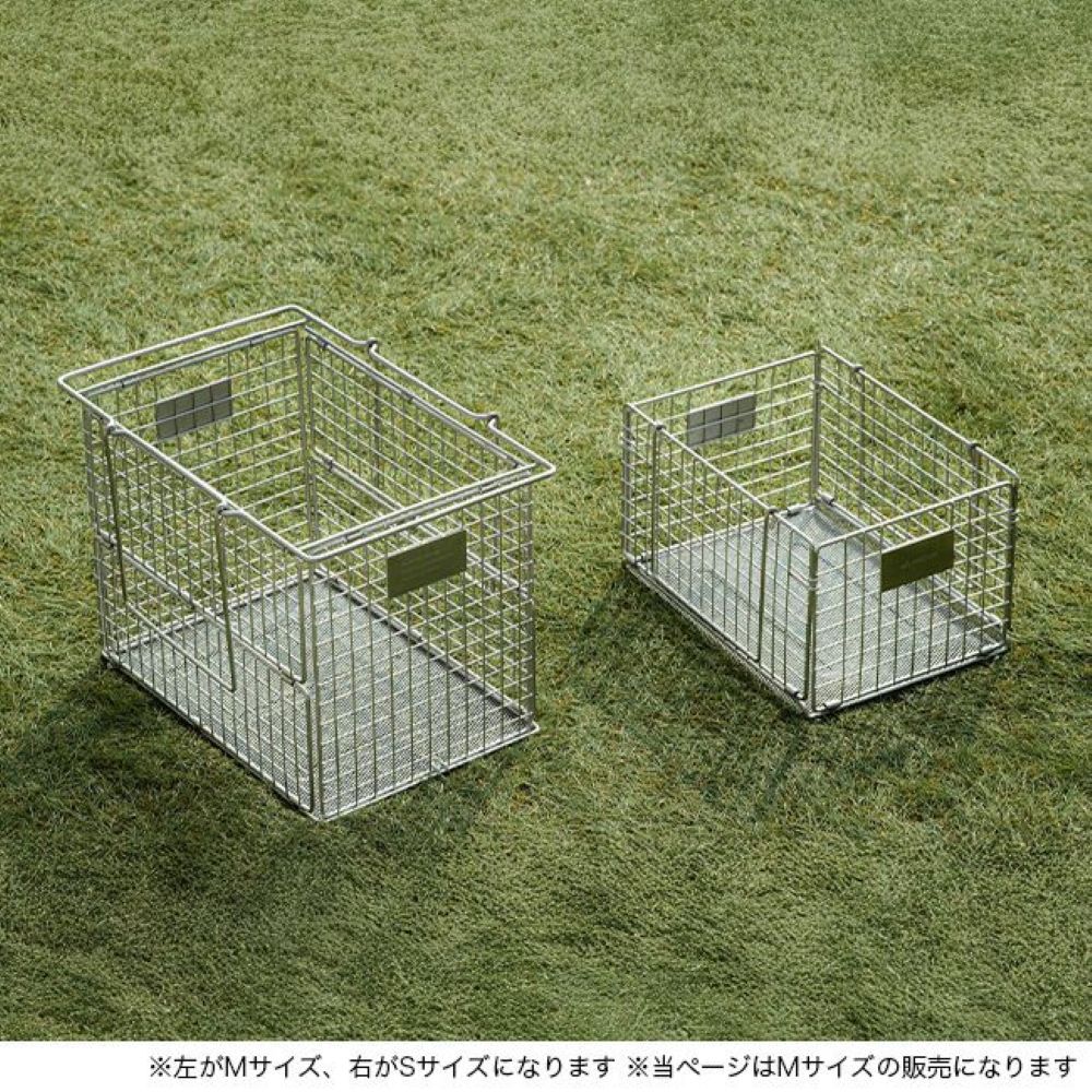 フォールディングワイヤーバスケット M SUS Ver.