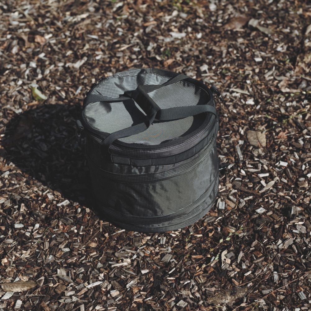 TENT IN TRASH BOX