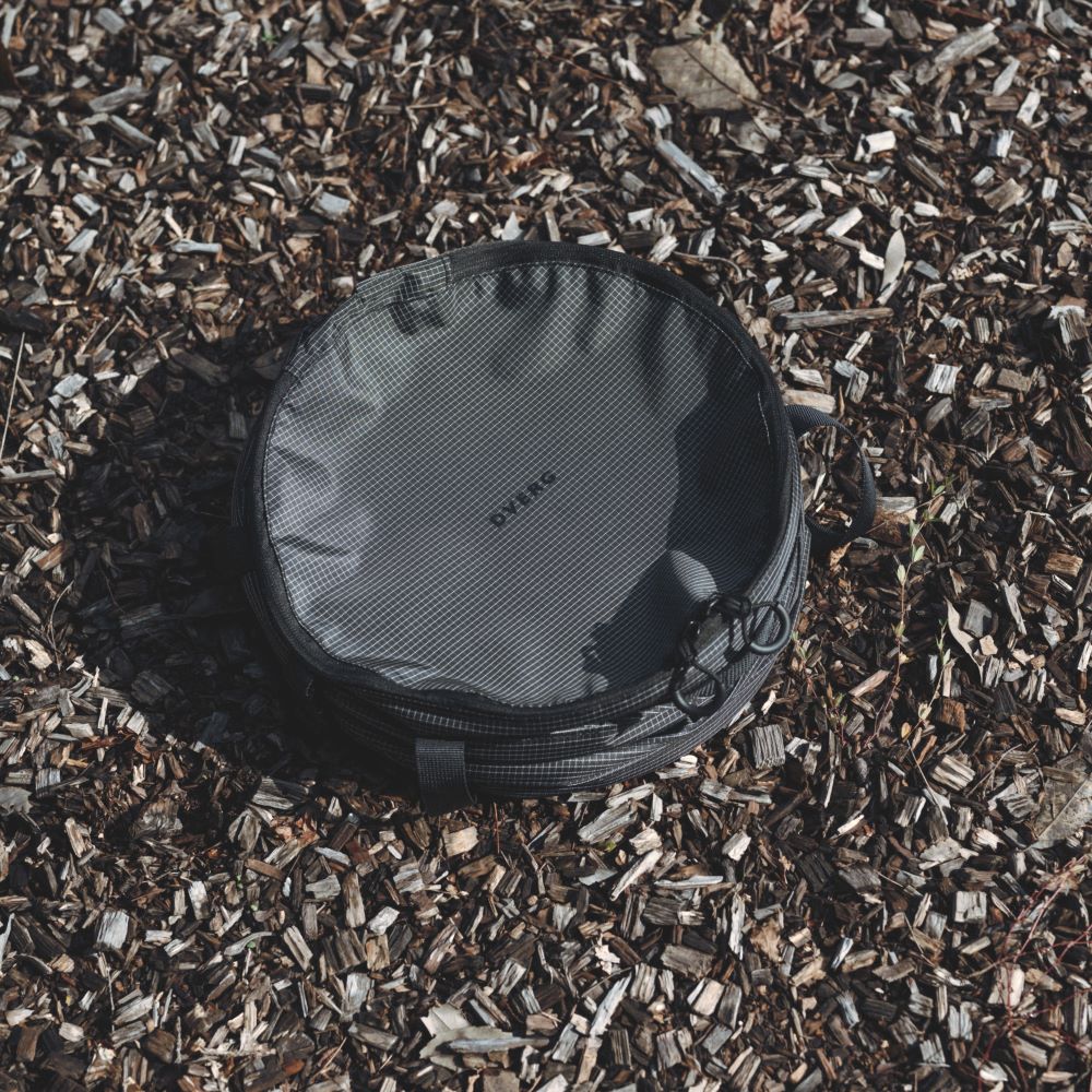 TENT IN TRASH BOX