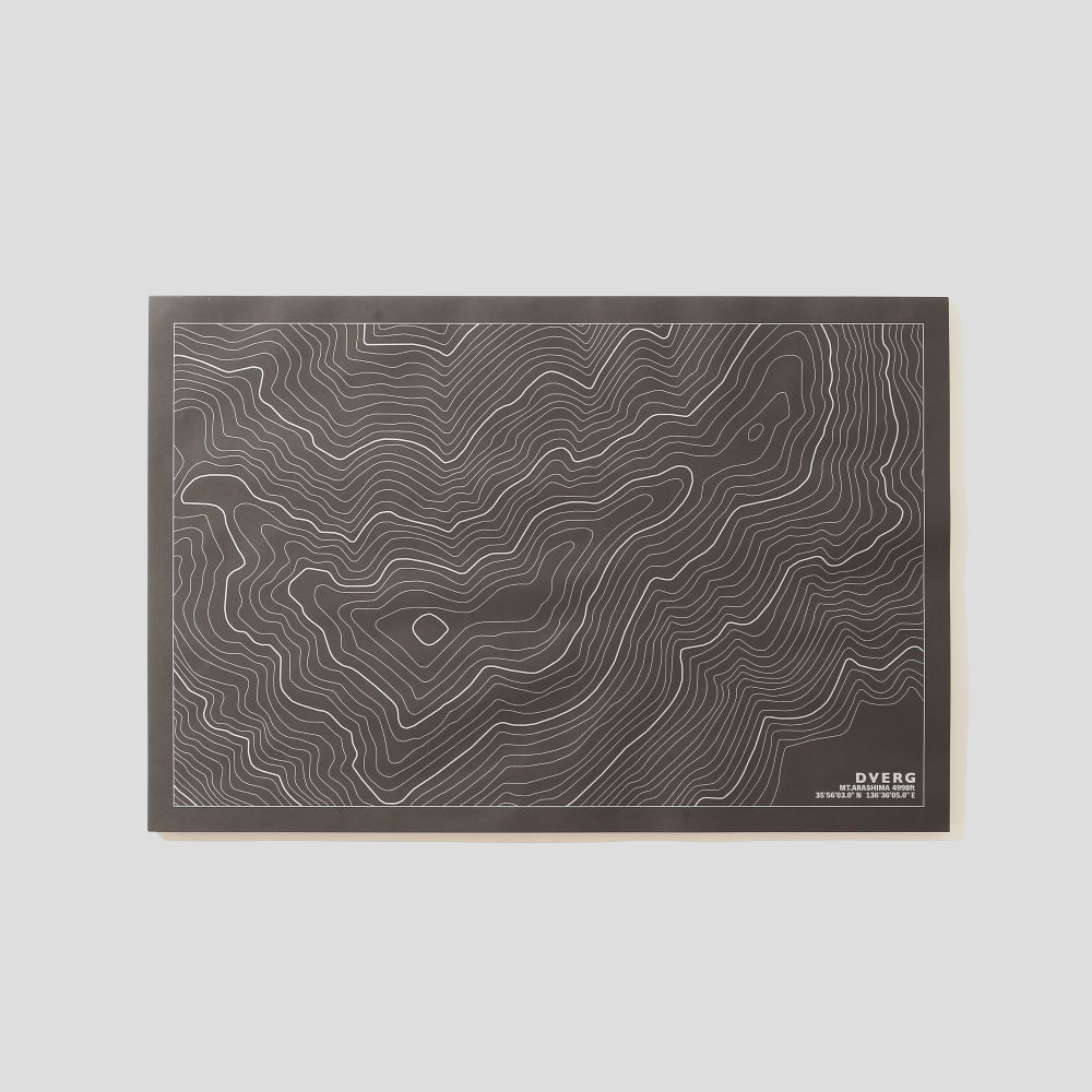 TOPOGRAPHIC PAPER PLACE MAT