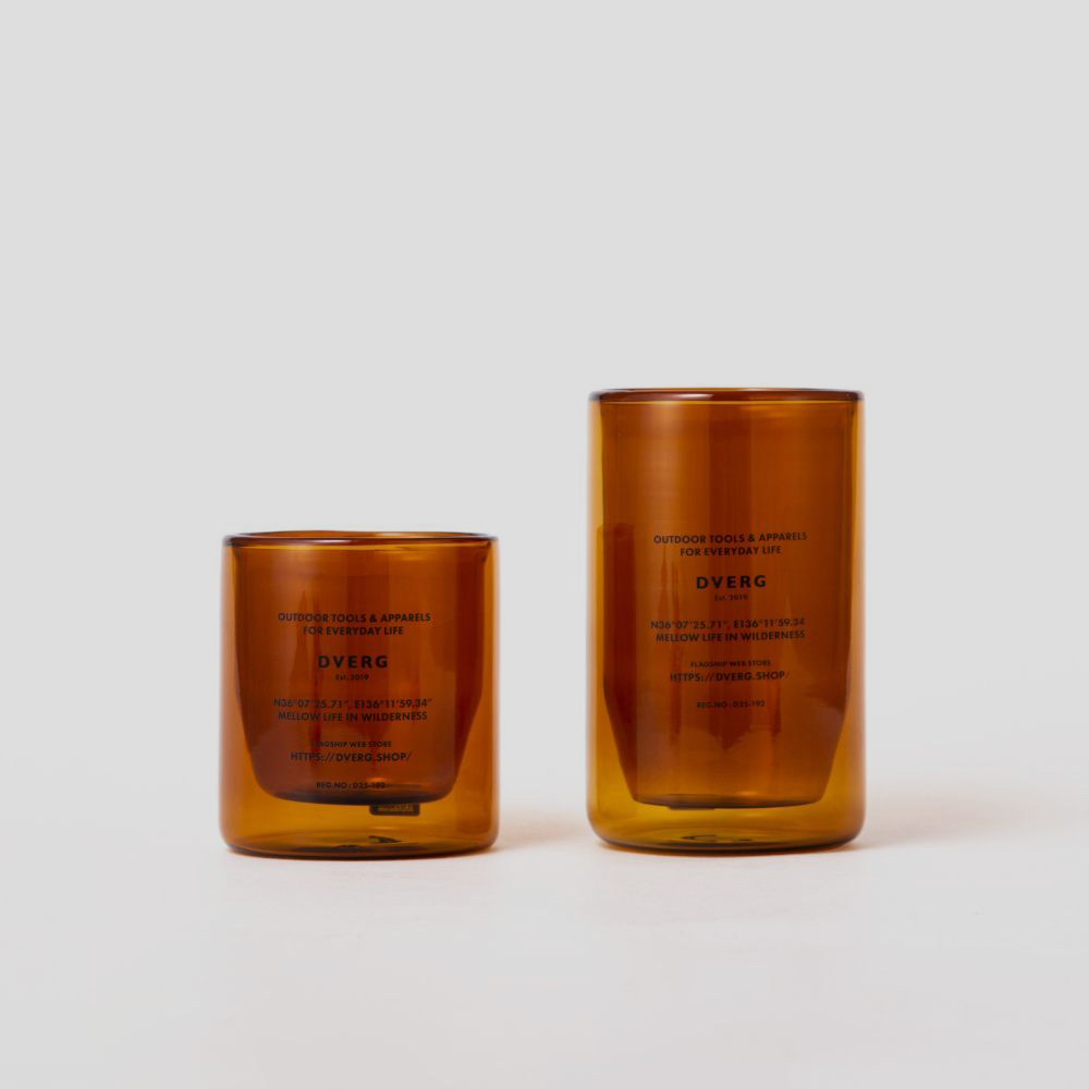【DVERG】DOUBLE WALL TUMBLER アンバー 2個セット DOUBLE WALL TUMBLER – DVERG
