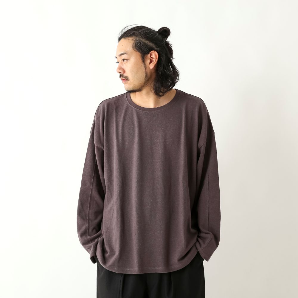 HEMP LONG SLEEVE TEE WIDE 3 DVERG ver