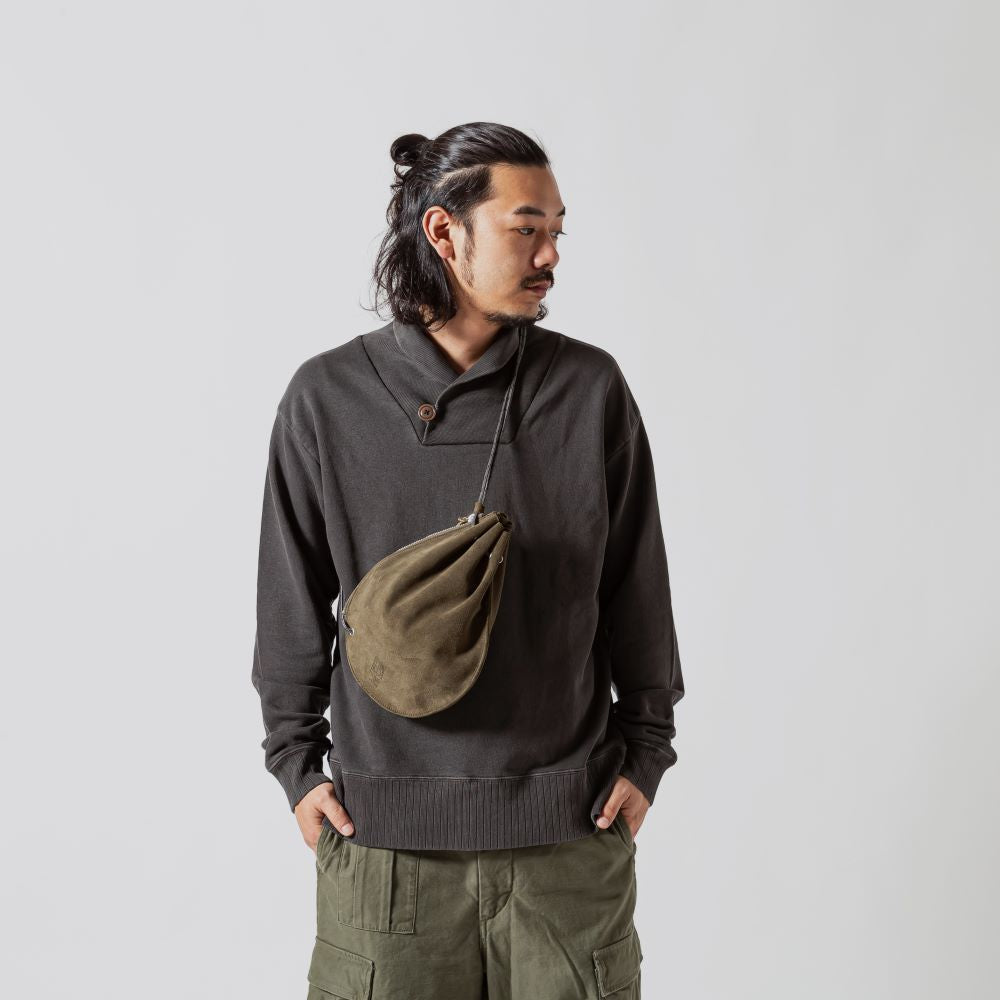DRAWSTRING POUCH WATERPROOF COW SUEDE for DVERG