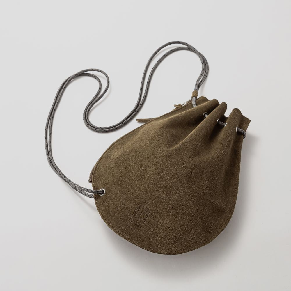 DRAWSTRING POUCH WATERPROOF COW SUEDE for DVERG