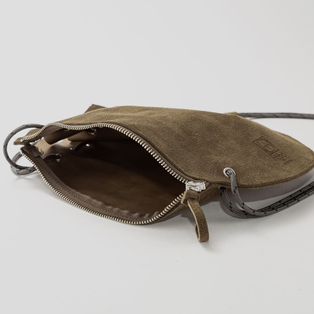 DRAWSTRING POUCH WATERPROOF COW SUEDE for DVERG