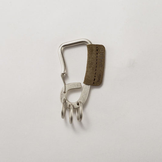 CARABINER KEY RING with WATERPROOF COW SUEDE for DVERG