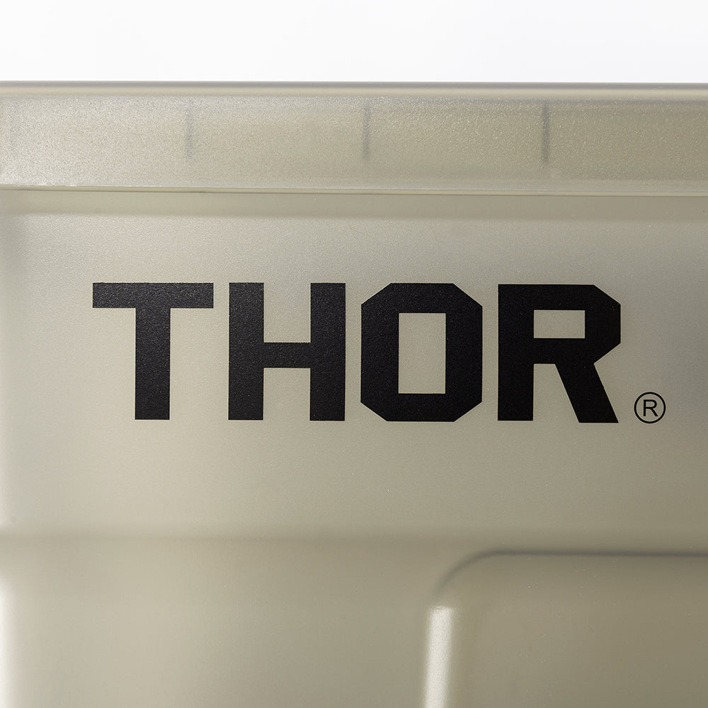 Limited Thor Large Totes With Lid クリアグレージュ