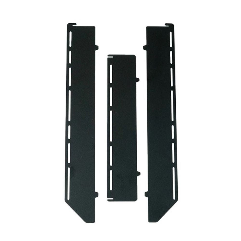 Matte black stainless steel windshield for FB panels