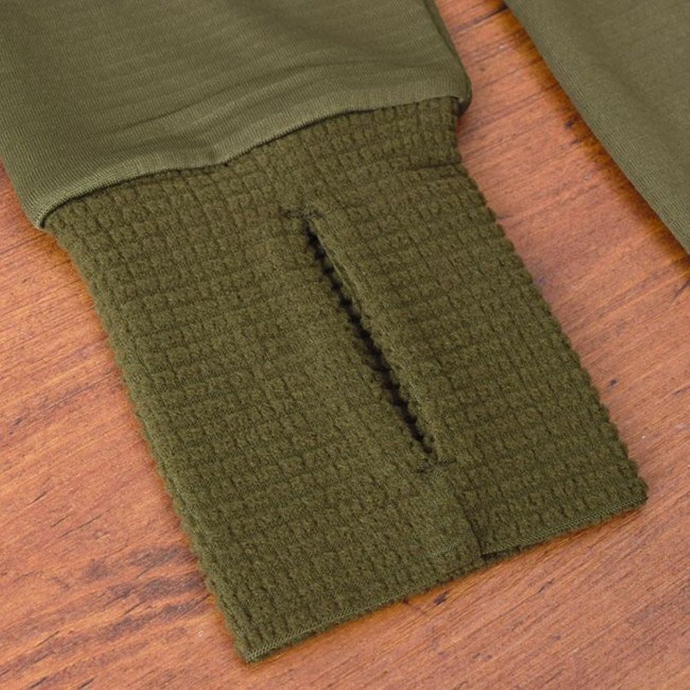 クルーネックサムホール メンズ