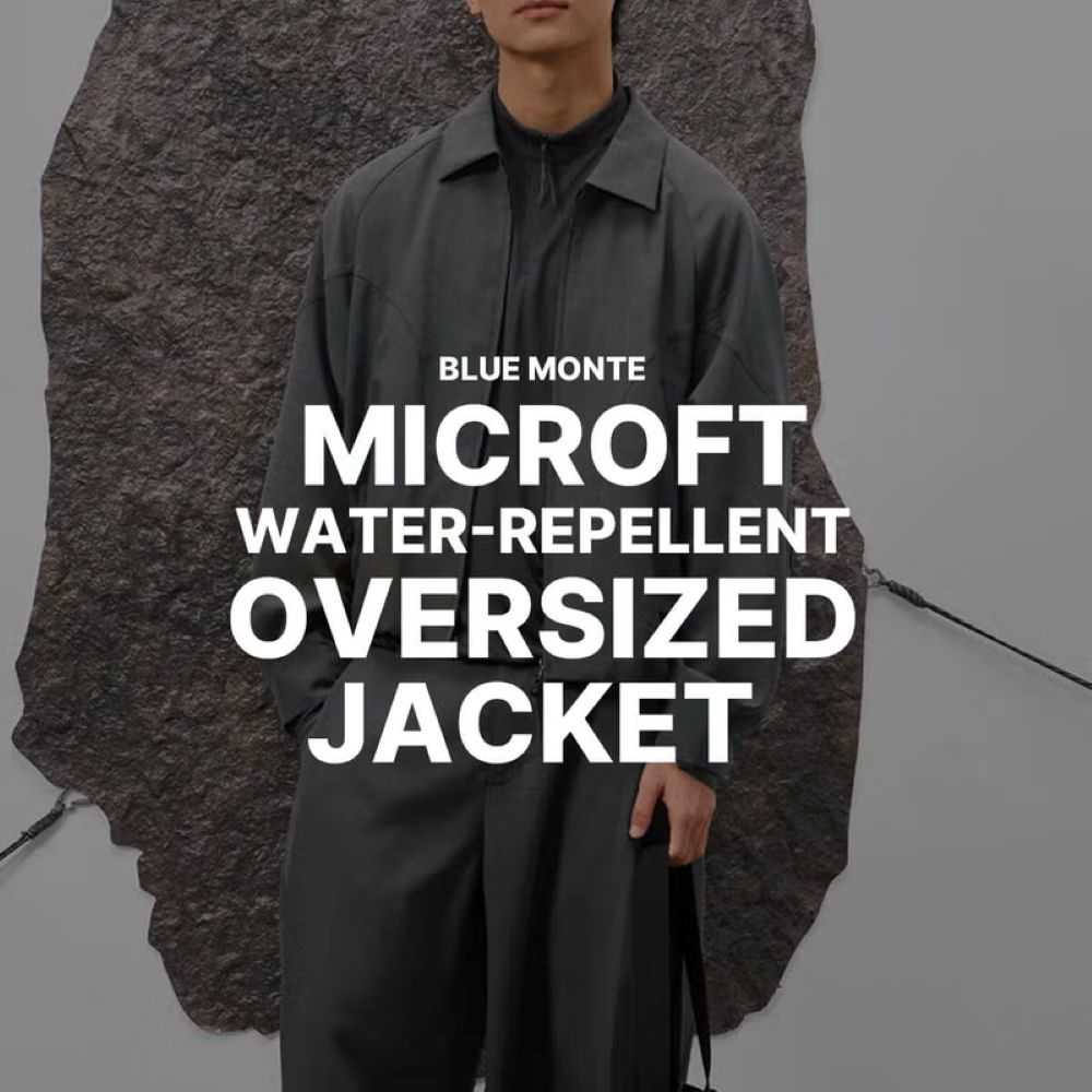 マイクロフト撥水オーバーサイズジャケット