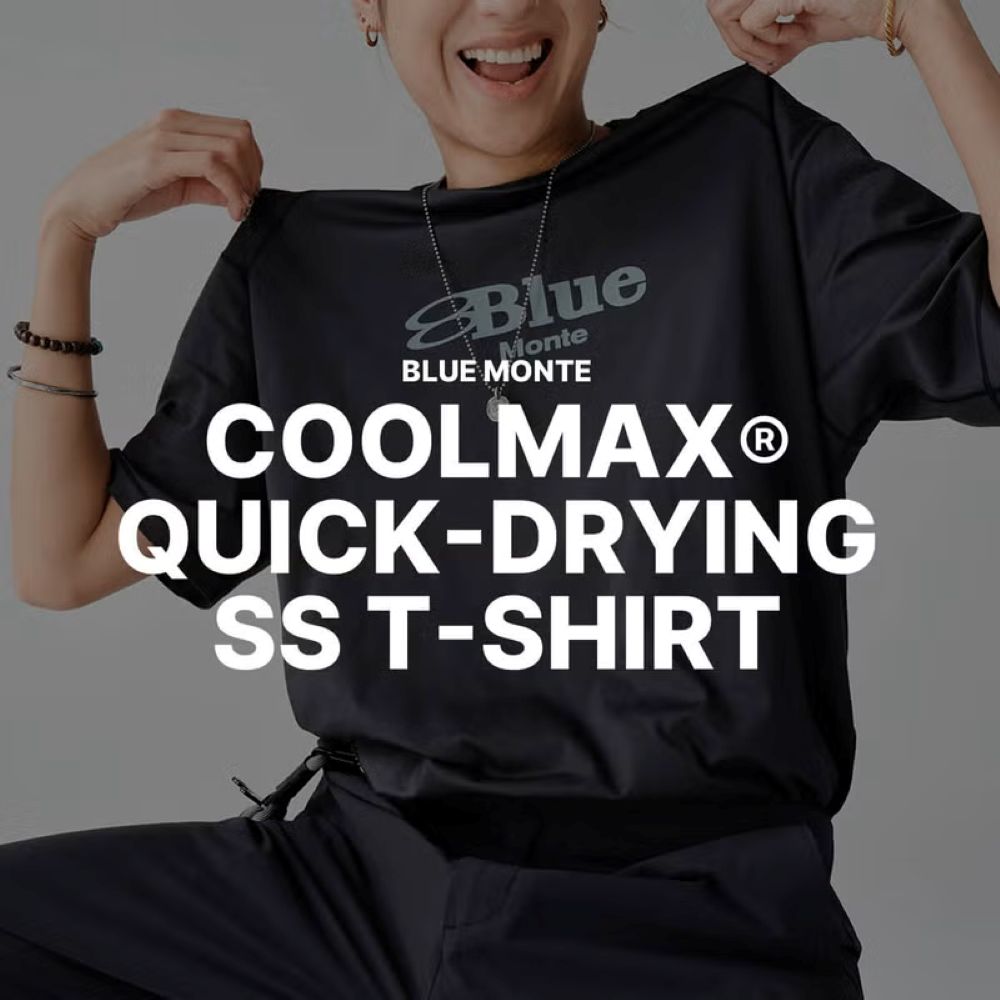 クールマックス速乾ショートスリーブTシャツ