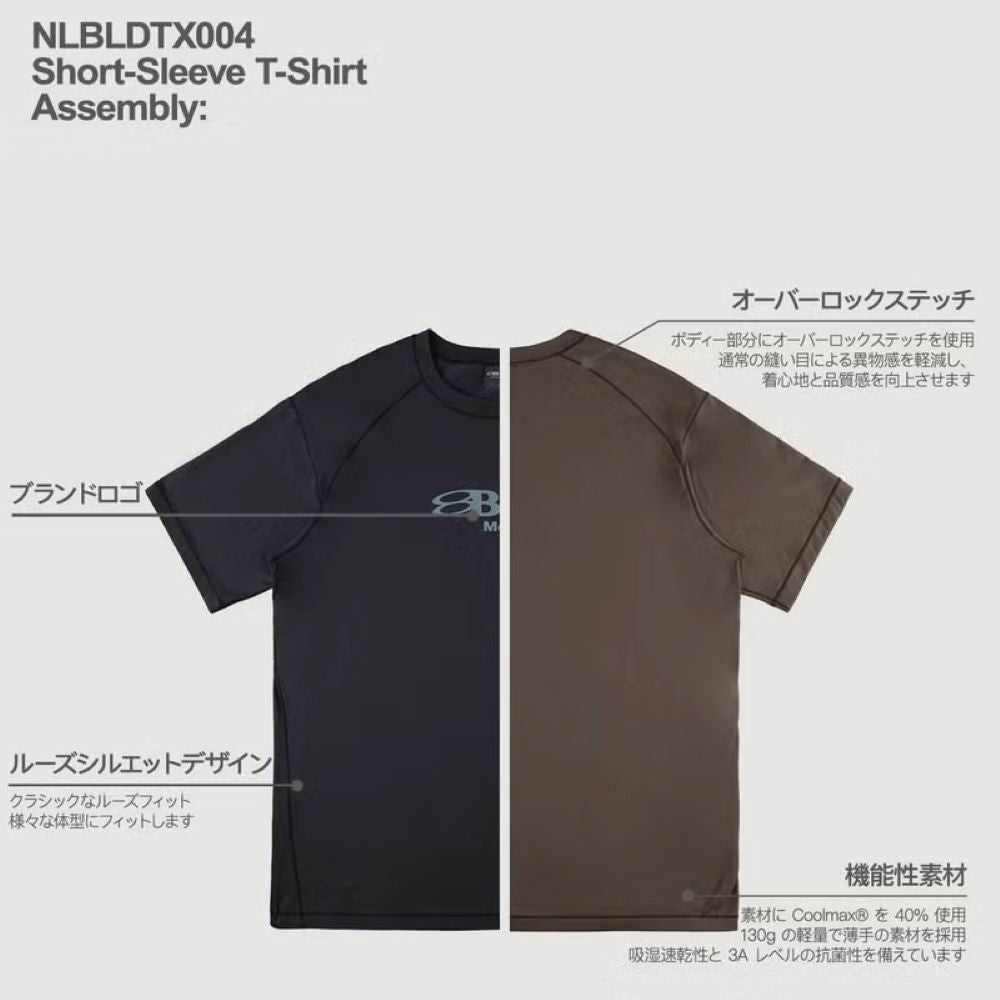 クールマックス速乾ショートスリーブTシャツ