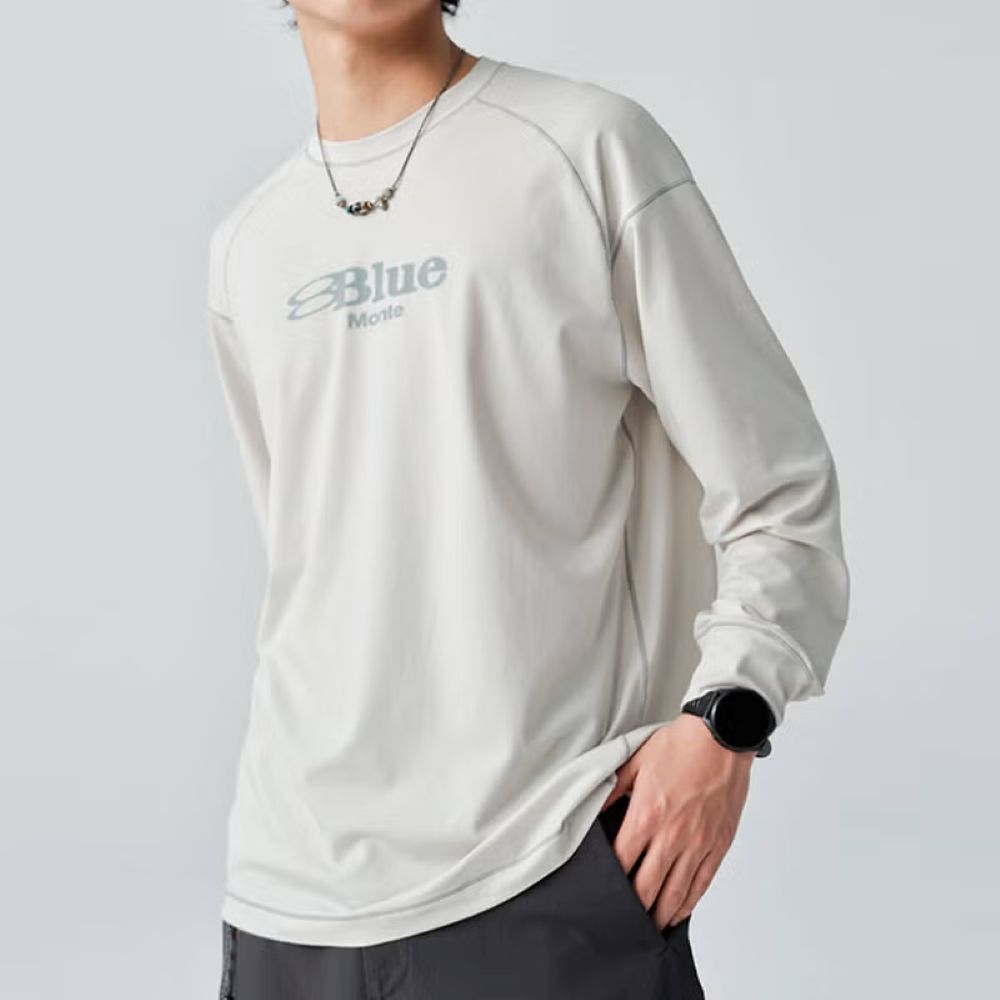 クールマックス速乾ロングスリーブTシャツ