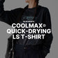 クールマックス速乾ロングスリーブTシャツ
