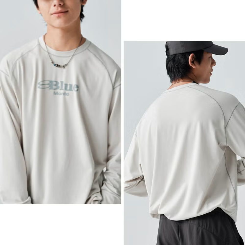クールマックス速乾ロングスリーブTシャツ