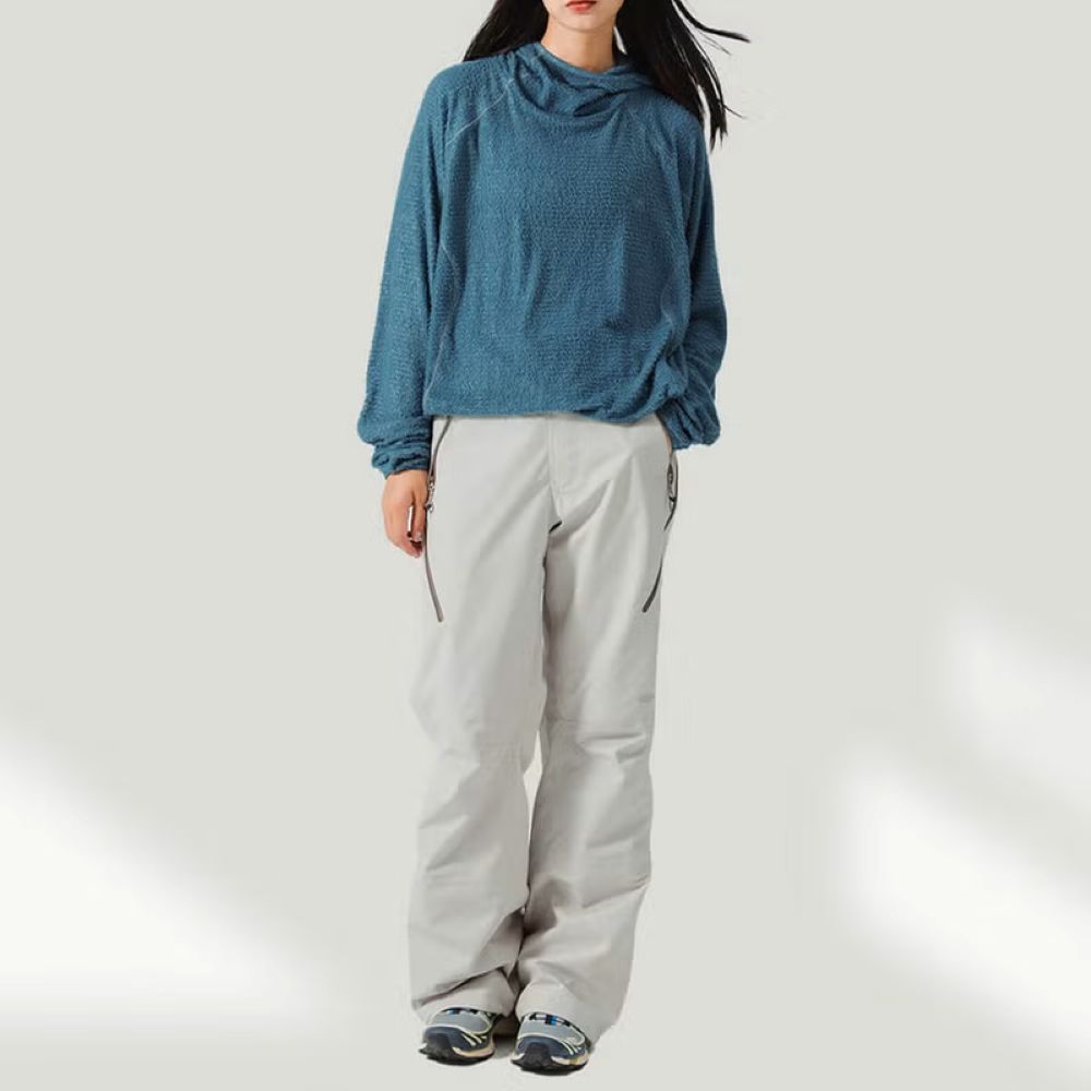 プリマロフトフード付きフリースロングシャツ