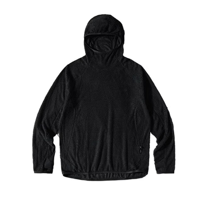 プリマロフトフード付きフリースロングシャツ