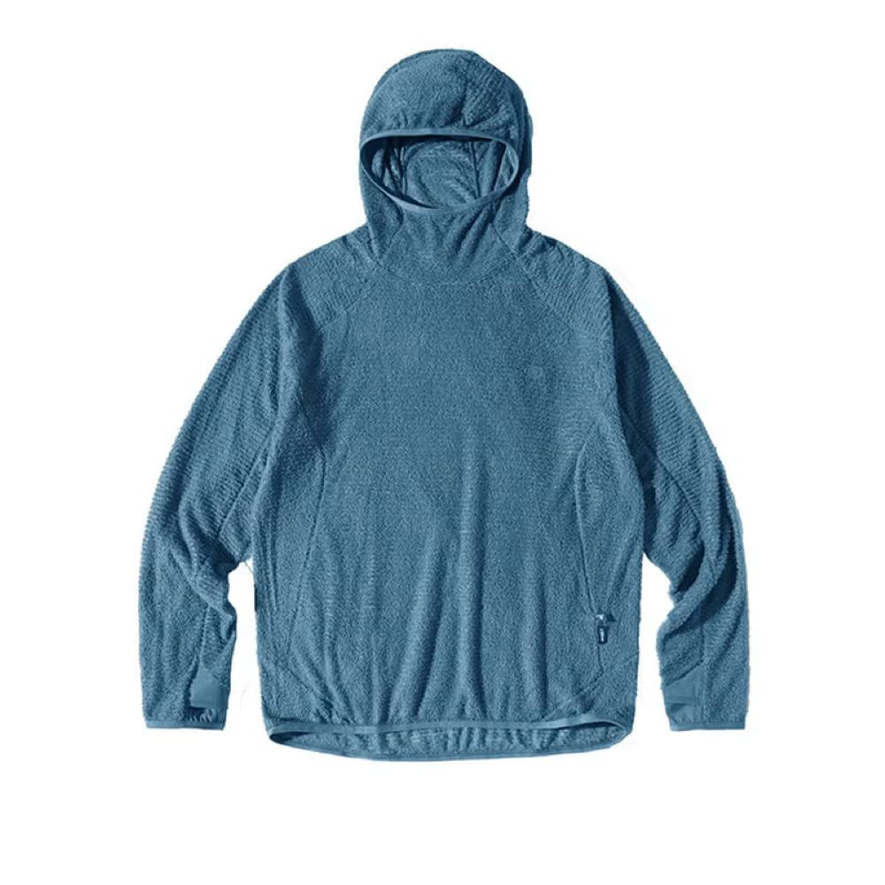 プリマロフトフード付きフリースロングシャツ