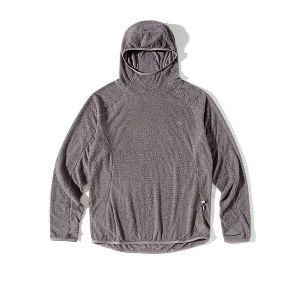 プリマロフトフード付きフリースロングシャツ