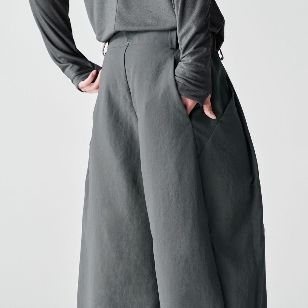 マイクロフト撥水ワイドバルーンパンツ