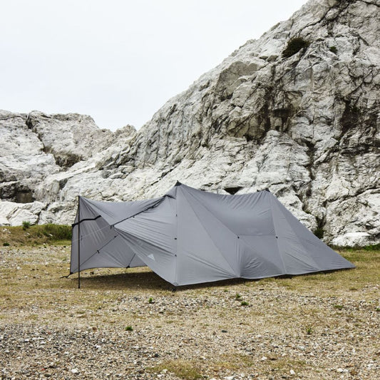 Heron 2 Pole Tent Shelter Set Gray