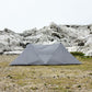 Heron 2 Pole Tent Shelter Set Gray