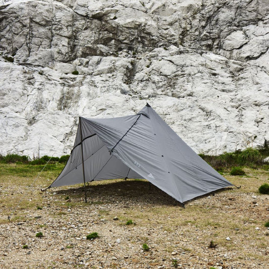 Heron 1 Pole Tent Shelter Set Gray