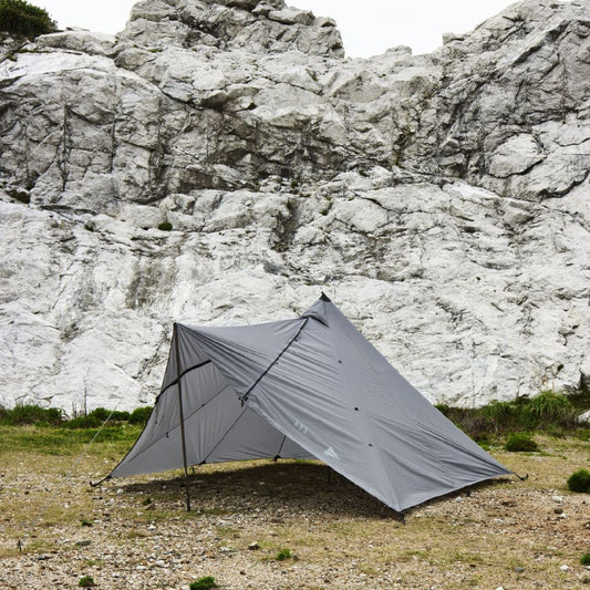 Heron 1 Pole Tent Shelter Set Gray