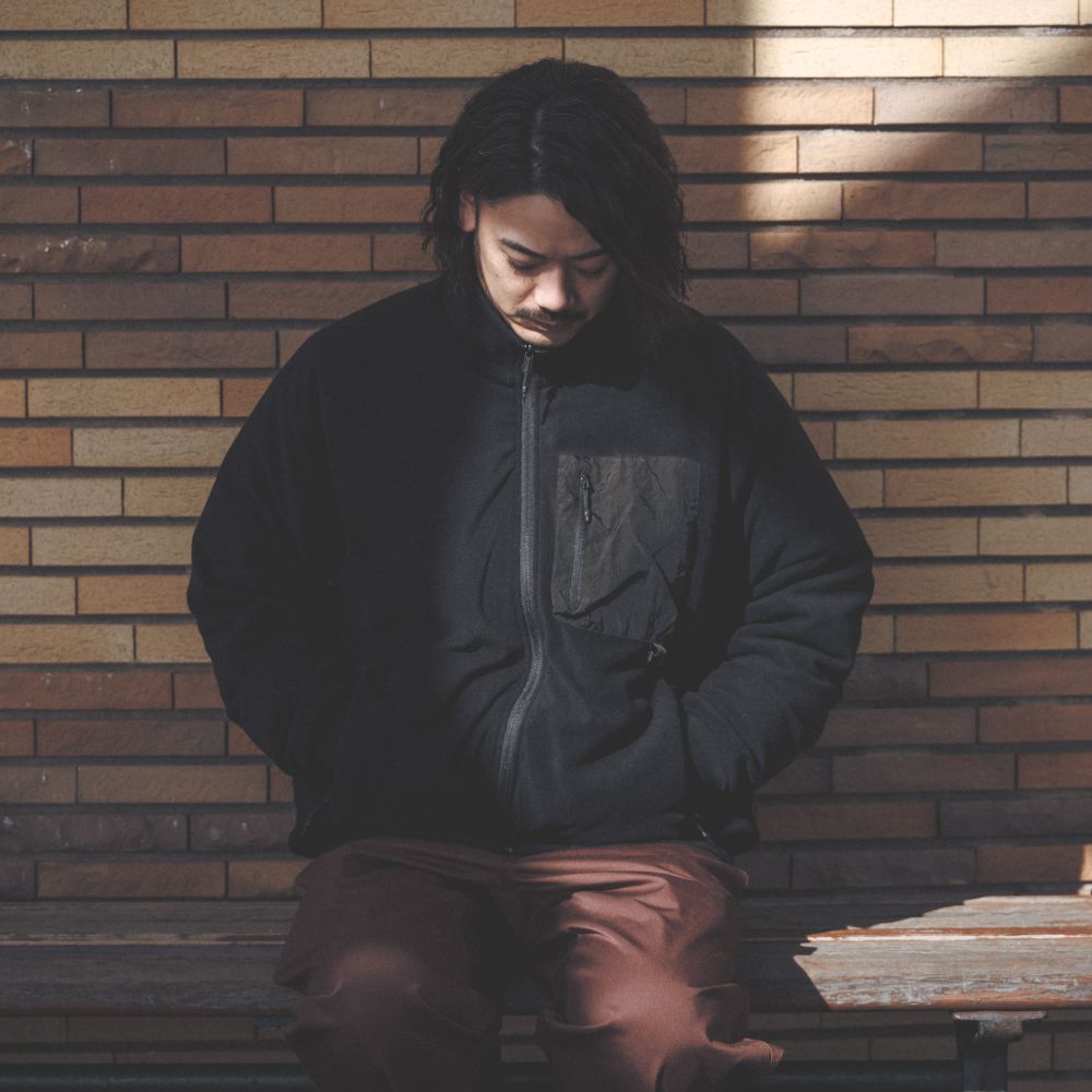 REVERSIBLE FLEECE DOWN JACKET