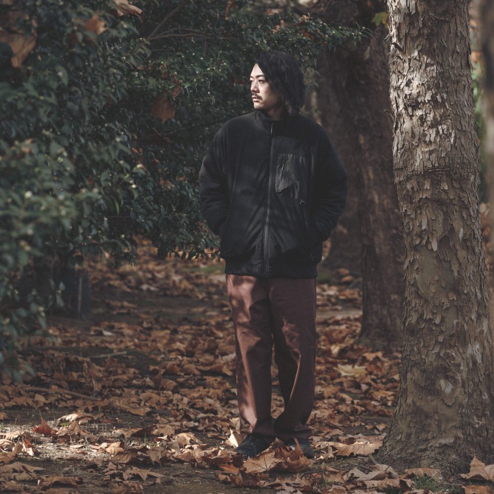 REVERSIBLE FLEECE DOWN JACKET