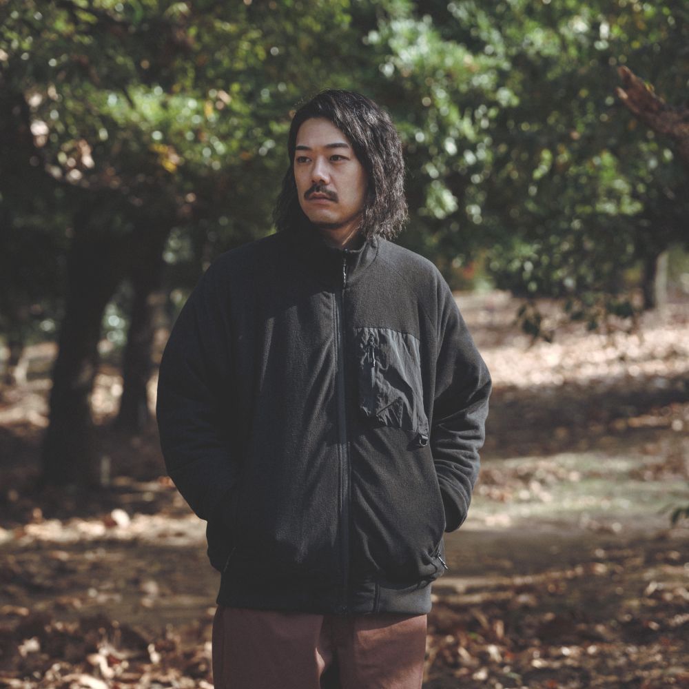 REVERSIBLE FLEECE DOWN JACKET