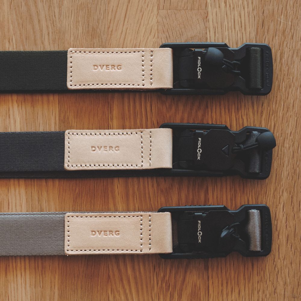 LEATHER NYLON BELT