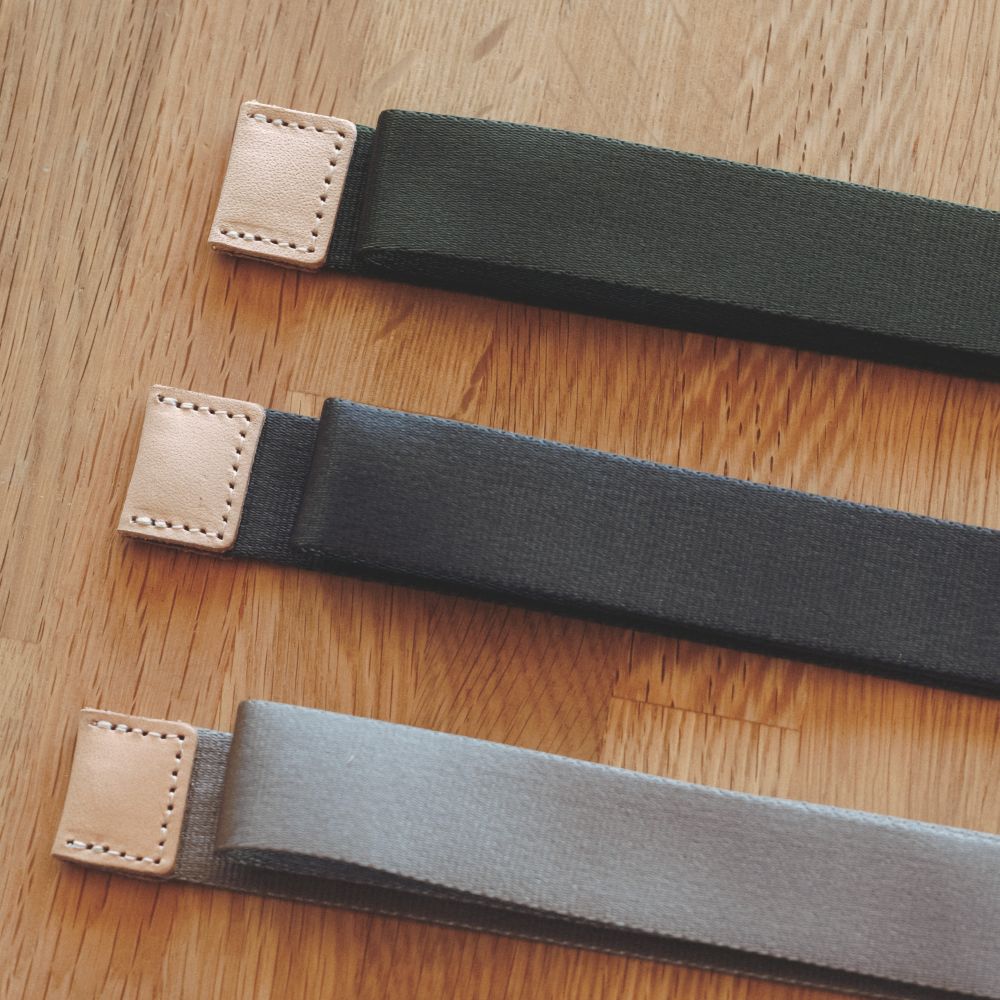 LEATHER NYLON BELT
