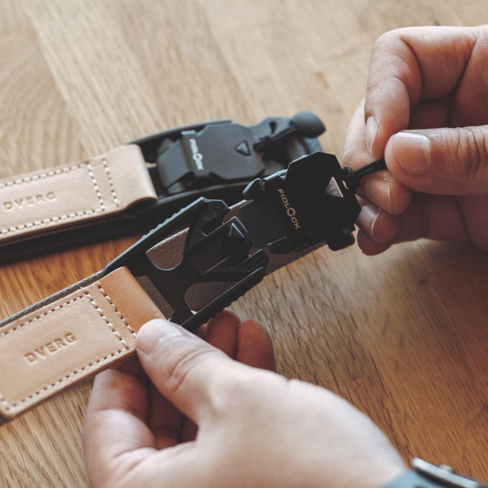LEATHER NYLON BELT