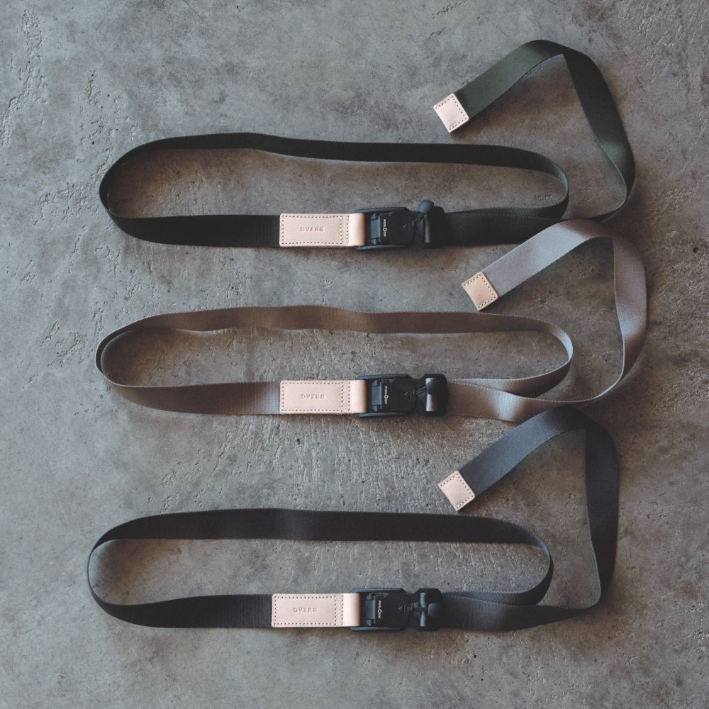 LEATHER NYLON BELT