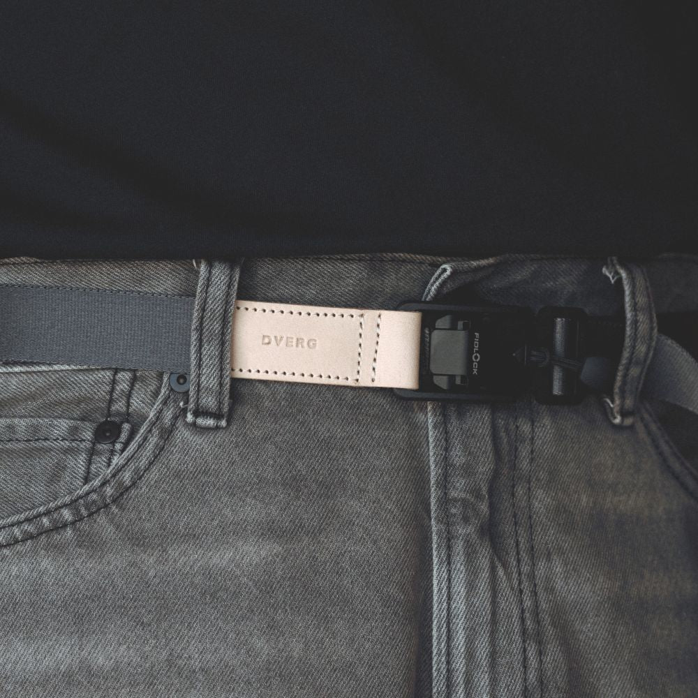 LEATHER NYLON BELT