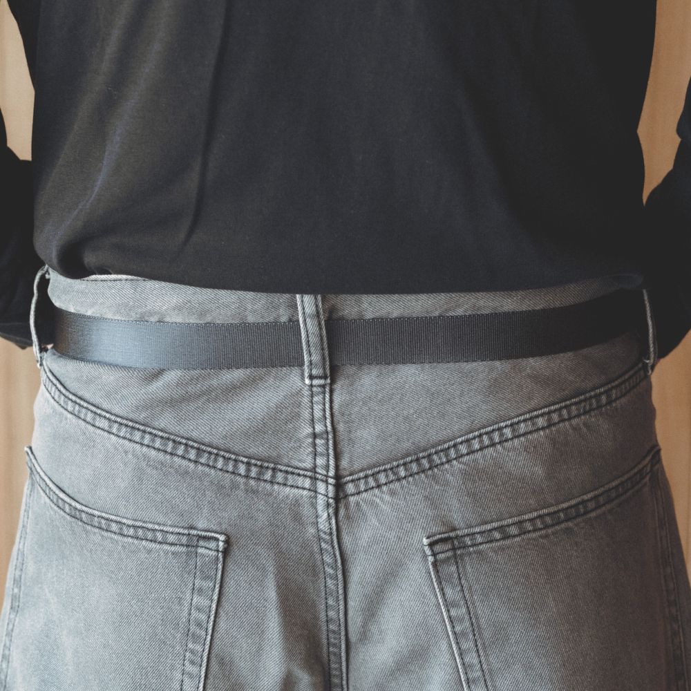 LEATHER NYLON BELT