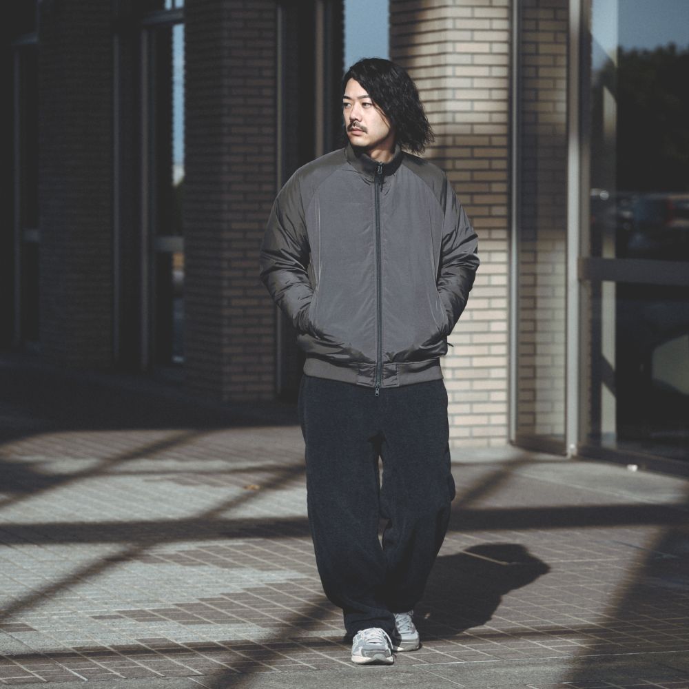 REVERSIBLE FLEECE DOWN JACKET