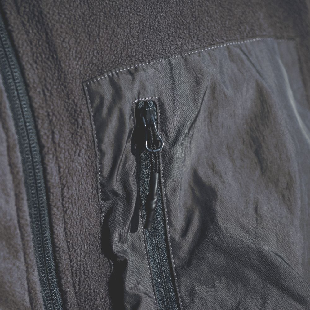 REVERSIBLE FLEECE DOWN JACKET