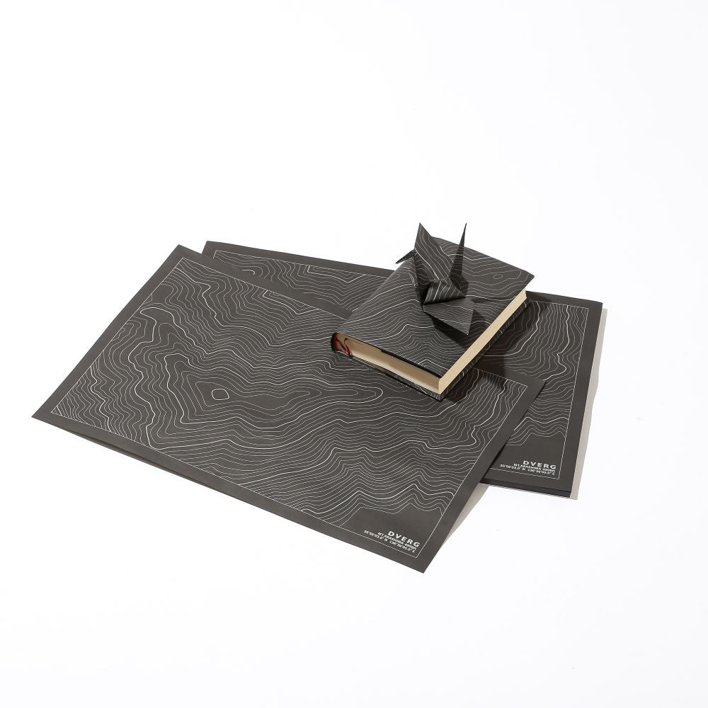 TOPOGRAPHIC PAPER PLACE MAT