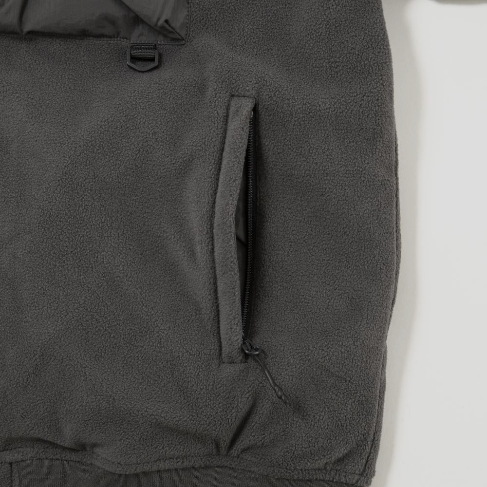 REVERSIBLE FLEECE DOWN JACKET