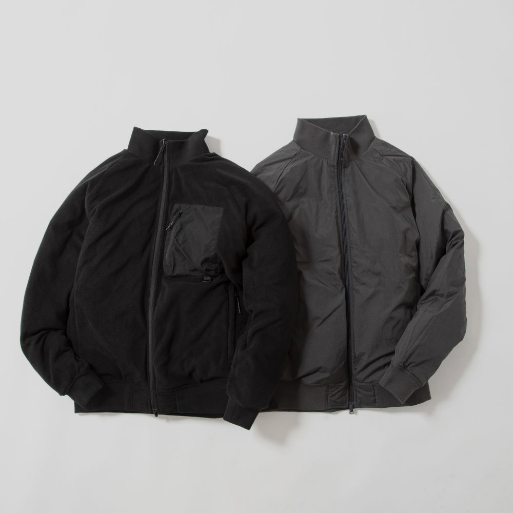 REVERSIBLE FLEECE DOWN JACKET