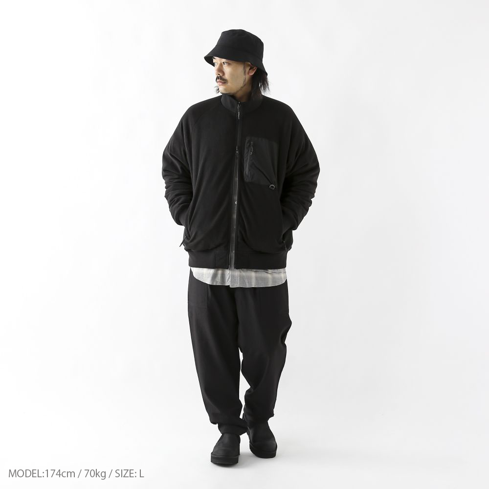 REVERSIBLE FLEECE DOWN JACKET