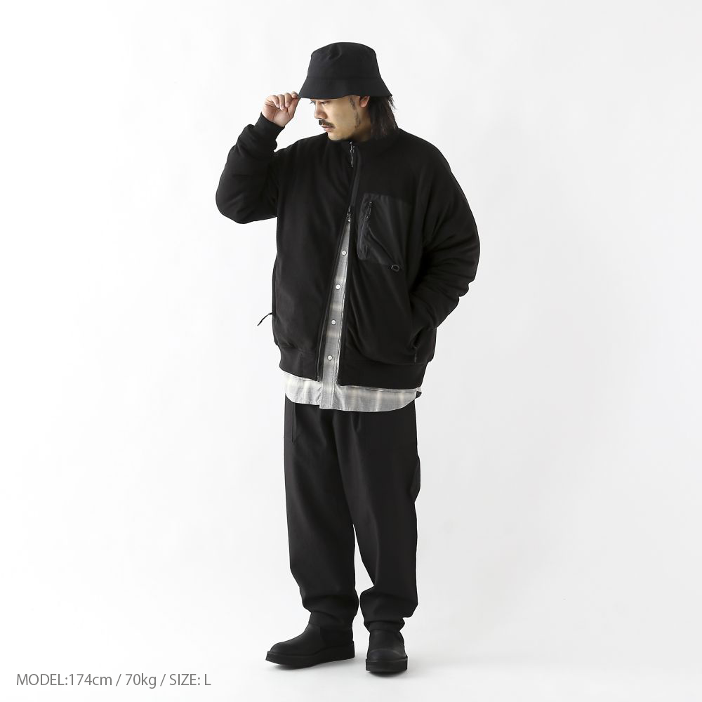 REVERSIBLE FLEECE DOWN JACKET