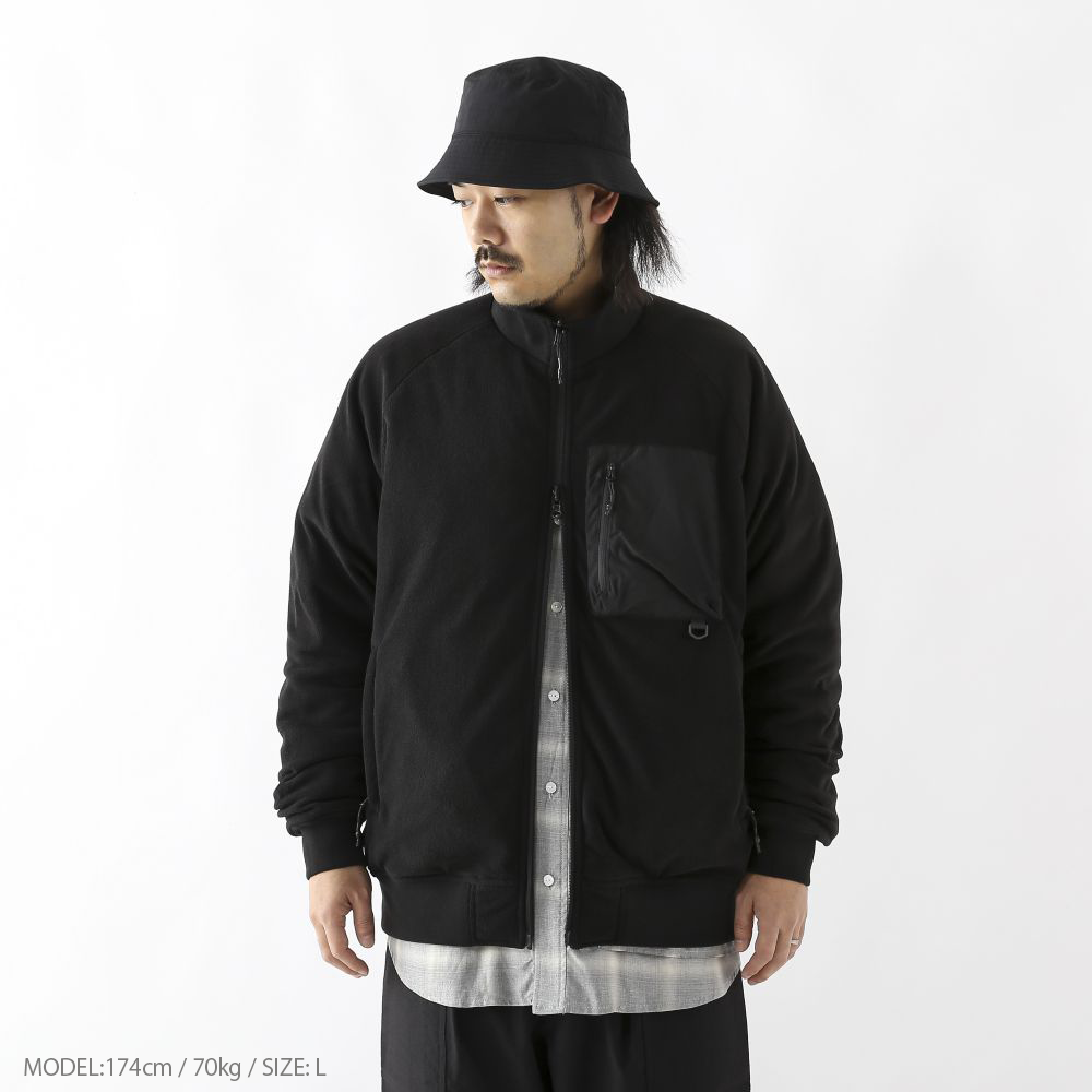 REVERSIBLE FLEECE DOWN JACKET