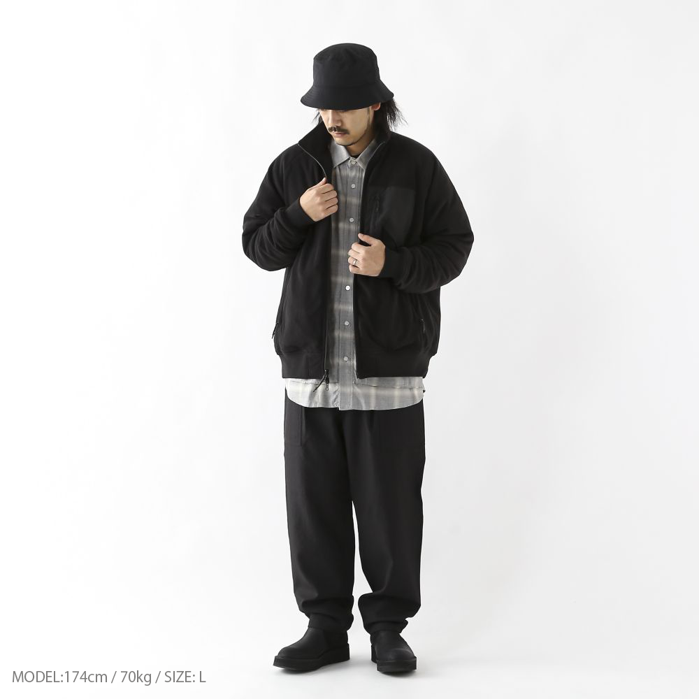 REVERSIBLE FLEECE DOWN JACKET