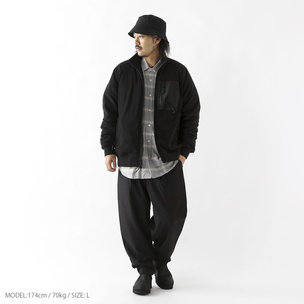 REVERSIBLE FLEECE DOWN JACKET