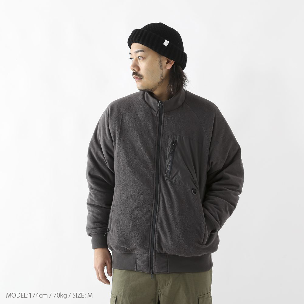 REVERSIBLE FLEECE DOWN JACKET