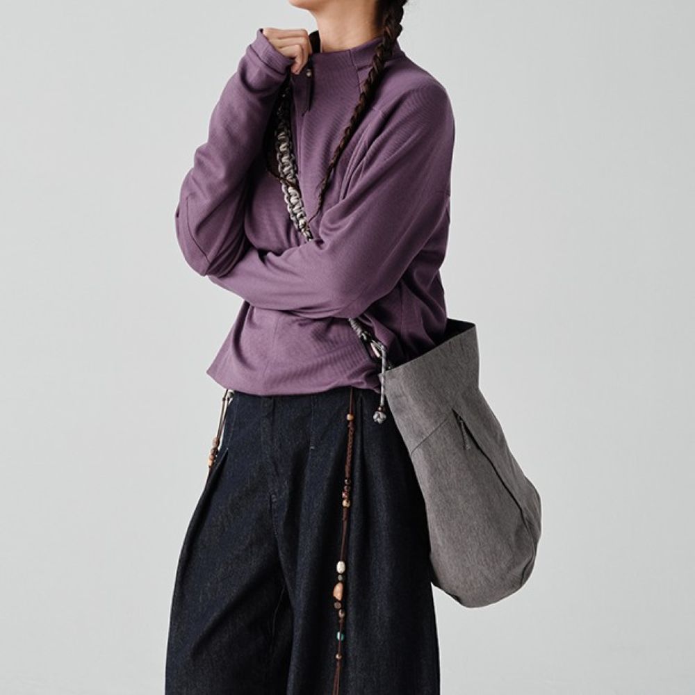 クールマックスウールハーフジップTシャツ