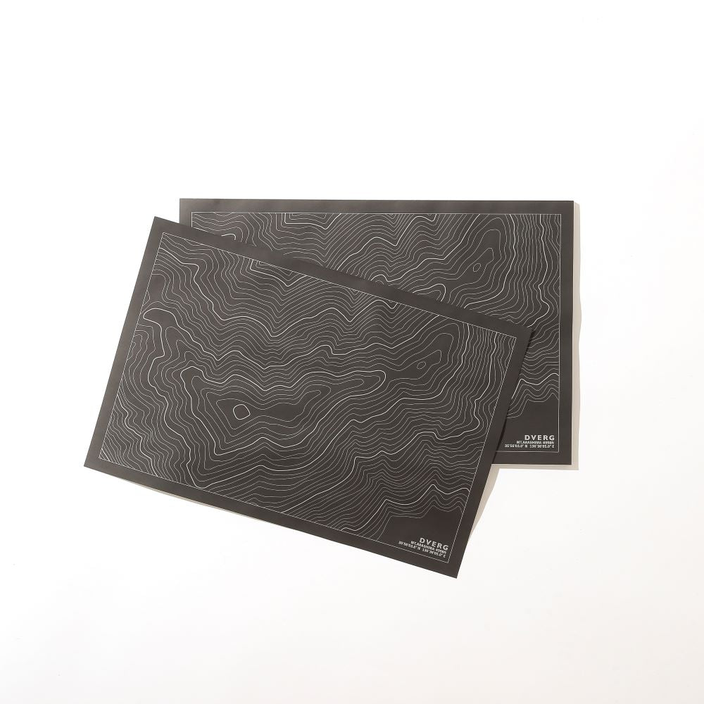 TOPOGRAPHIC PAPER PLACE MAT